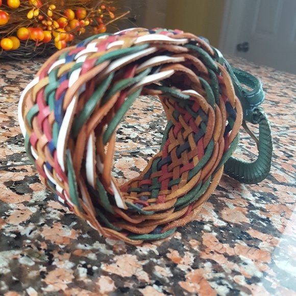 Summer Woven Multi Color Belt - Picture 4 of 5